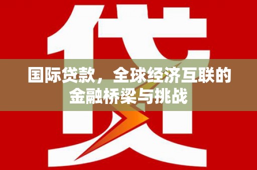 磁县国际贷款，全球经济互联的金融桥梁与挑战