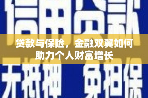 磁县贷款与保险，金融双翼如何助力个人财富增长