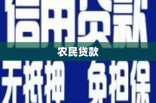 磁县农民贷款