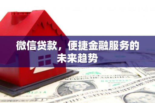 磁县微信贷款，便捷金融服务的未来趋势