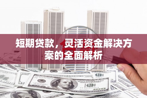 磁县短期贷款，灵活资金解决方案的全面解析