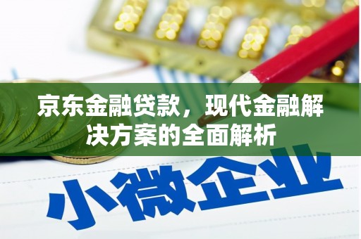 磁县京东金融贷款，现代金融解决方案的全面解析