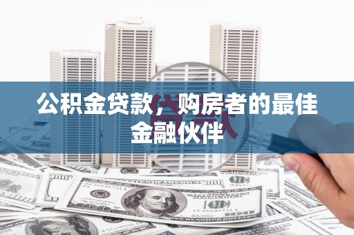 磁县公积金贷款，购房者的最佳金融伙伴