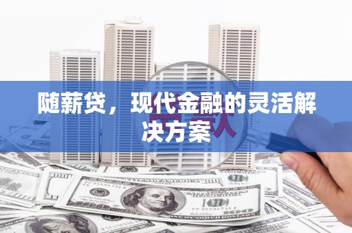 磁县随薪贷，现代金融的灵活解决方案