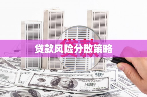 磁县贷款风险分散策略