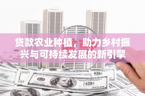 磁县贷款农业种植，助力乡村振兴与可持续发展的新引擎
