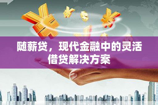 磁县随薪贷，现代金融中的灵活借贷解决方案