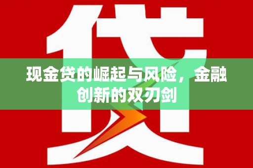 磁县现金贷的崛起与风险，金融创新的双刃剑