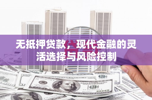 磁县无抵押贷款，现代金融的灵活选择与风险控制