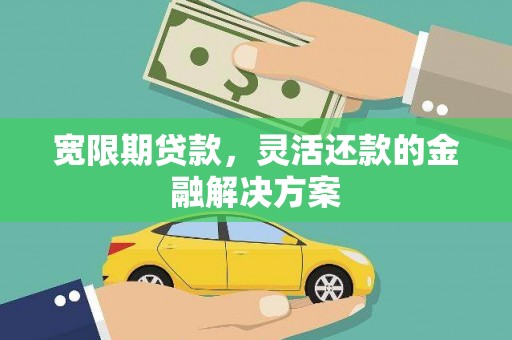 磁县宽限期贷款，灵活还款的金融解决方案