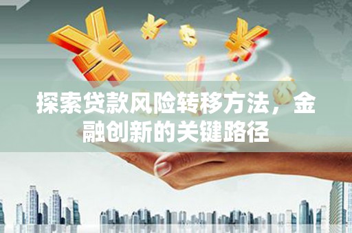 磁县探索贷款风险转移方法，金融创新的关键路径