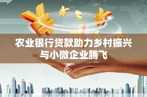 磁县农业银行贷款助力乡村振兴与小微企业腾飞