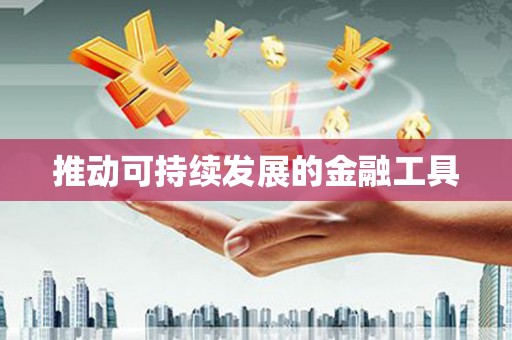 磁县推动可持续发展的金融工具
